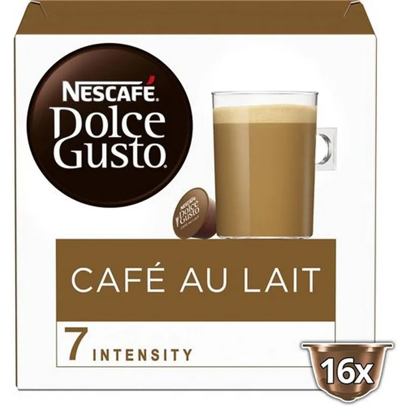 CAIXA 16 CÁPSULAS DOLCE GUSTO AU LAIT