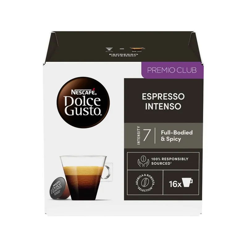 CAIXA 16 CÁPSULAS DOLCE GUSTO ESPRESSO INTENSO
