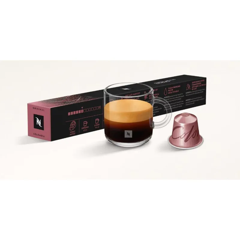 CAIXA 10 CÁPSULAS NESPRESSO COLOMBIA