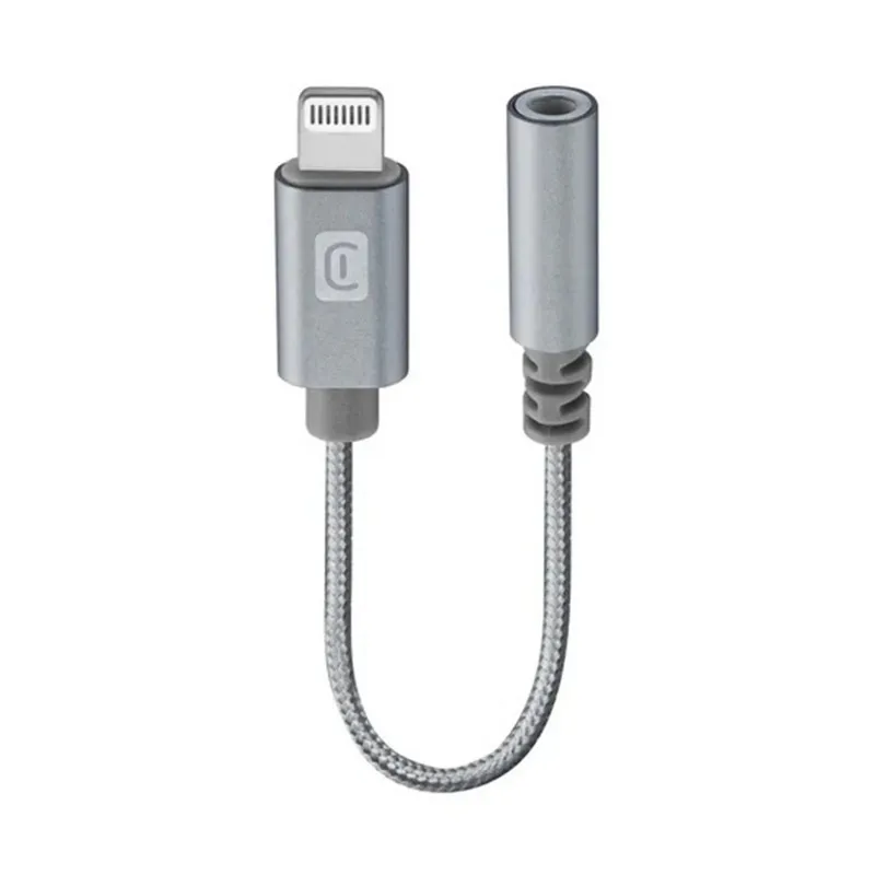 ADAPTADOR JACK 3.5MM FÊMEA P/LIGHTNING 10CM CELLULARLINE
